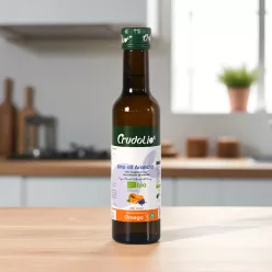 Crudolio Bio Lenmagolaj Narancs ízesítéssel 250 ml