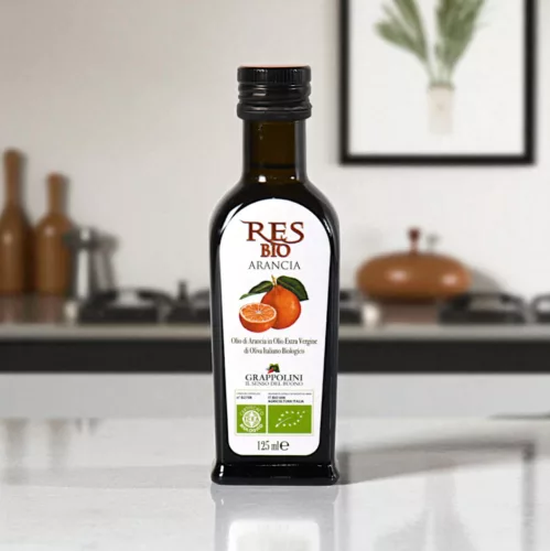 Res Bio Narancsos Extra Szűz Olívaolaj 125 ml
