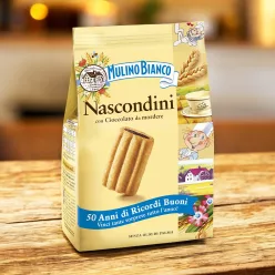   Mulino Bianco Nascondini – Csokoládéval Töltött Omlós Keksz (330g)
