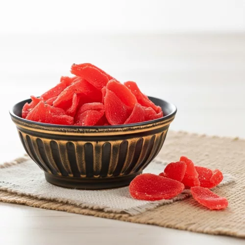 PANDANUTS Aszalt, kandírozott piros ananász 250 g
