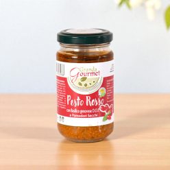   Granda Gourmet Pesto Rosso genovai bazsalikommal (D.O.P.) és aszalt paradicsommal 180 g
