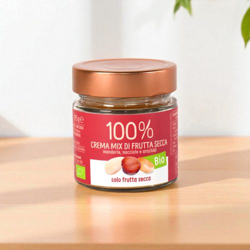 100% Cream mix di frutta secca (Mandula, mogyoró, földimogyoró)